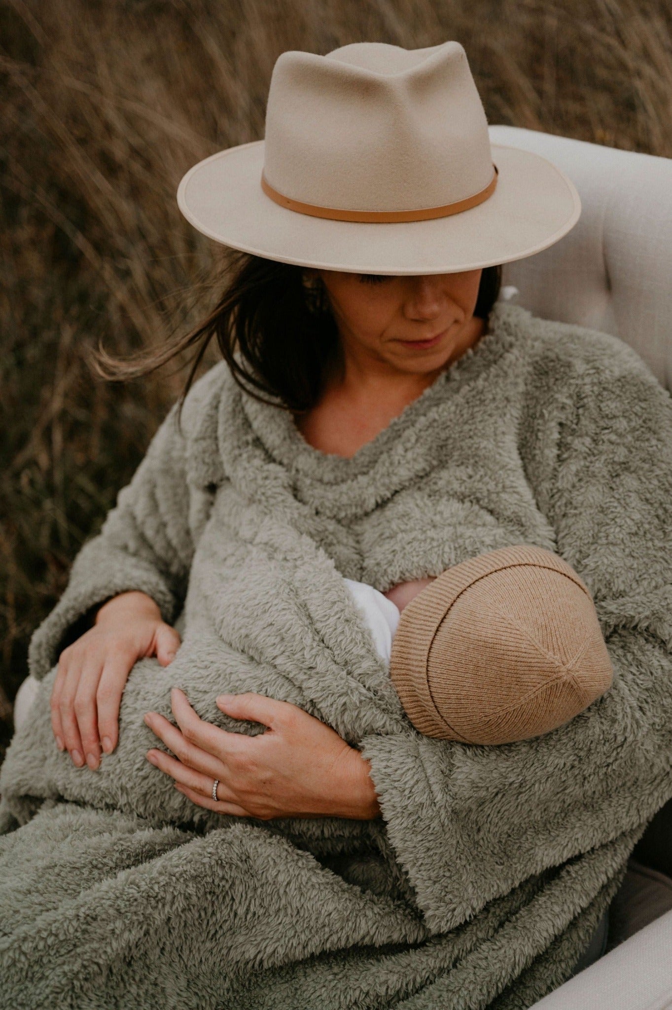 Breastfeeding Blanket - Sage Green