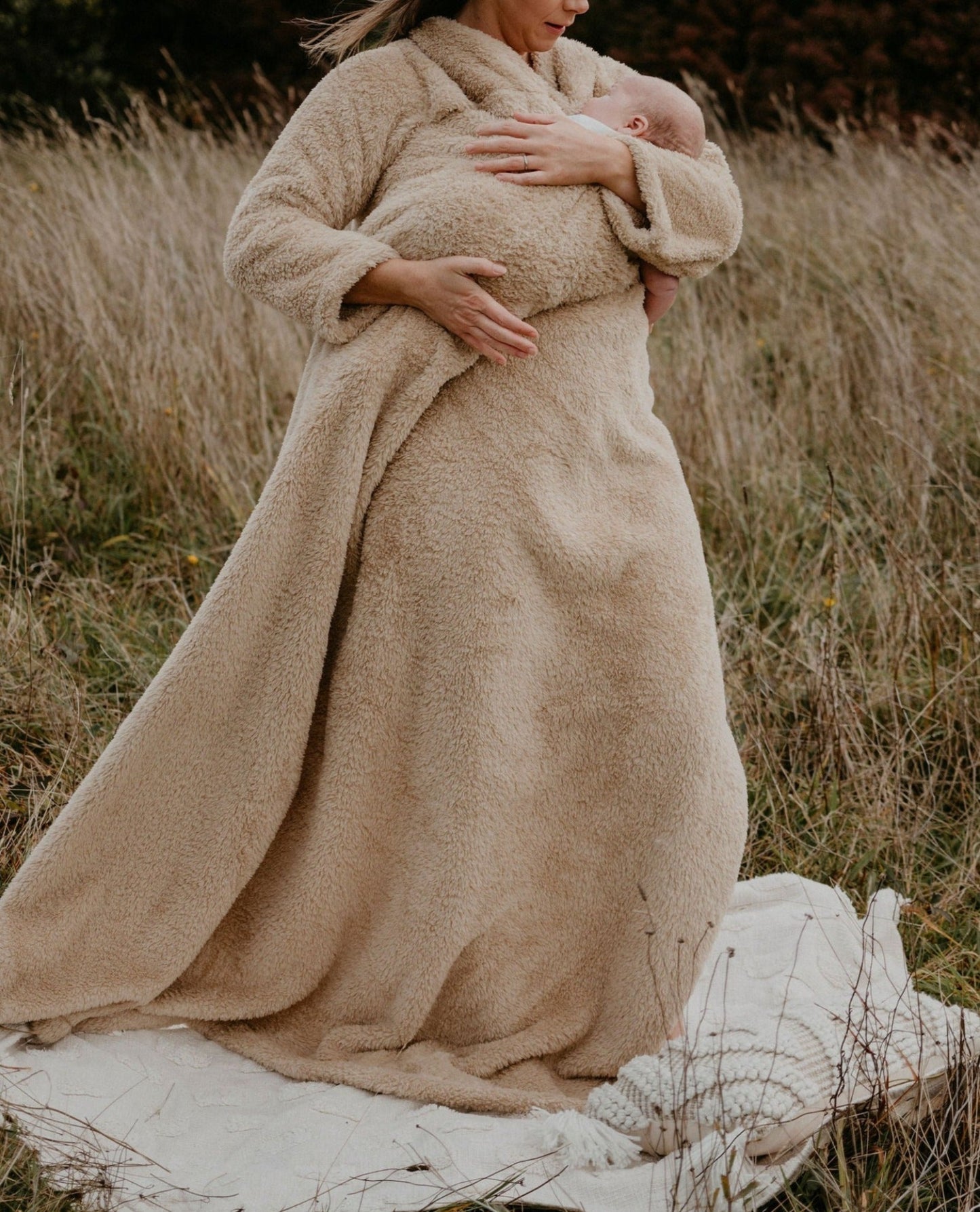 Breastfeeding Blanket - Light Brown