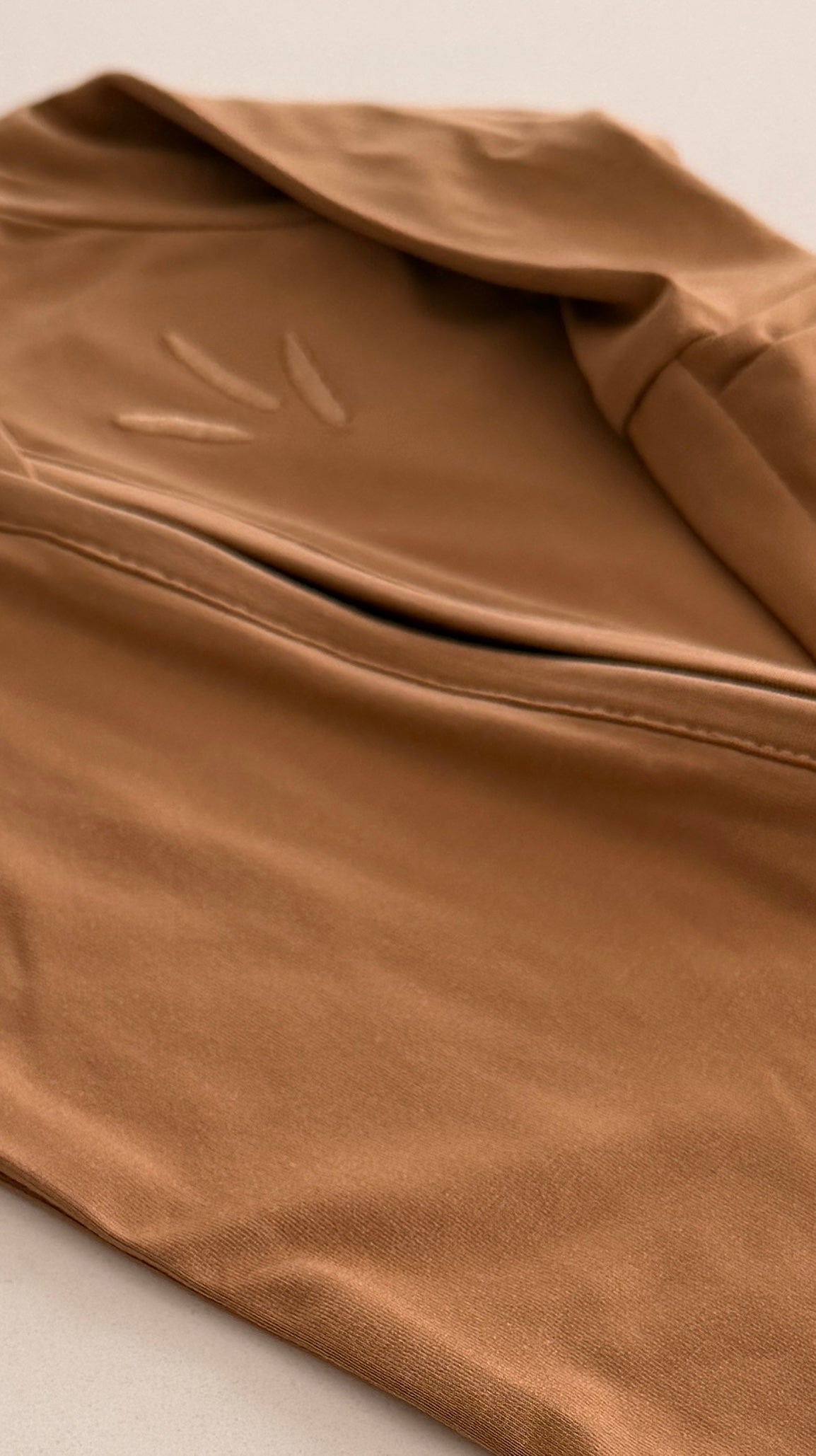 Organic Long Sleeve Growsuit - Caramel
