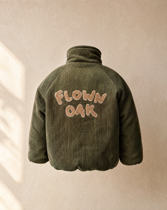 Canyon Puffer Jumper - Corduroy Forrest Green