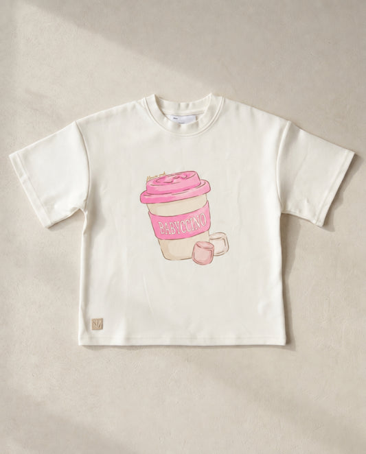 Babyccino 2.0 Oversized T-shirt - Hot Pink