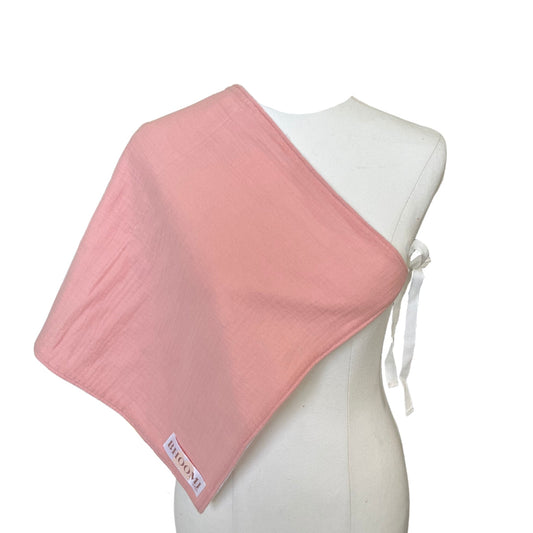 Tie Up Burp Cloth and Nursing Cover - Pink