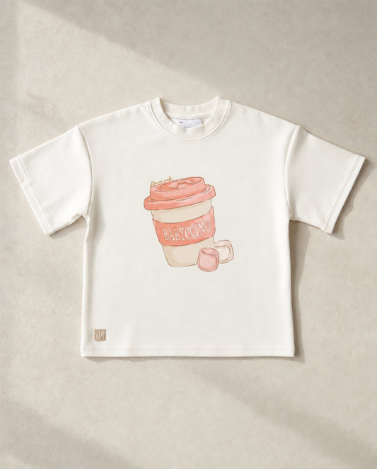 Babyccino 2.0 Oversized T-shirt - Coral