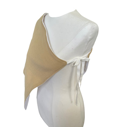 Tie Up Burp Cloth and Nursing Cover - Mustard