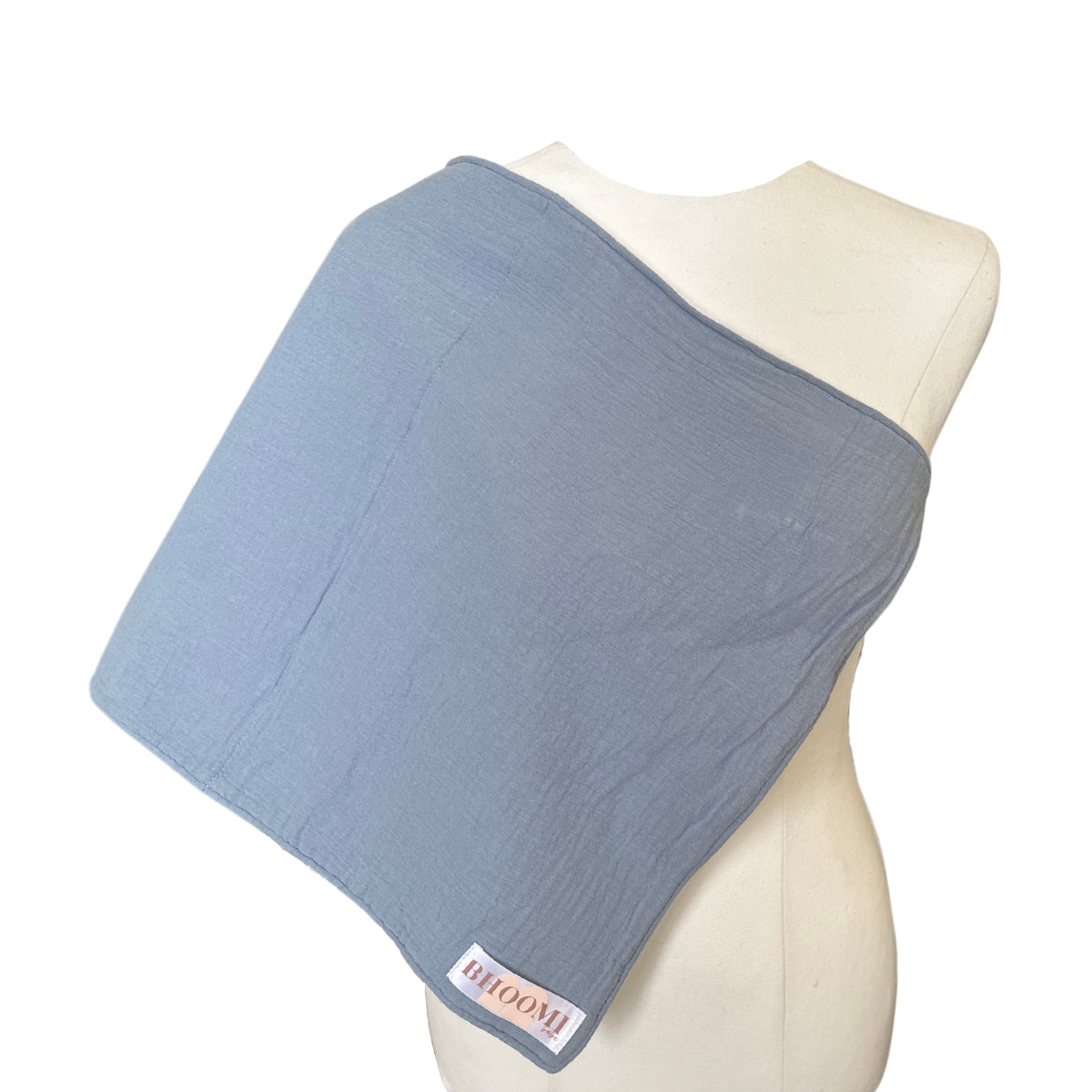 Tie Up Burp Cloth and Nursing Cover - Blue