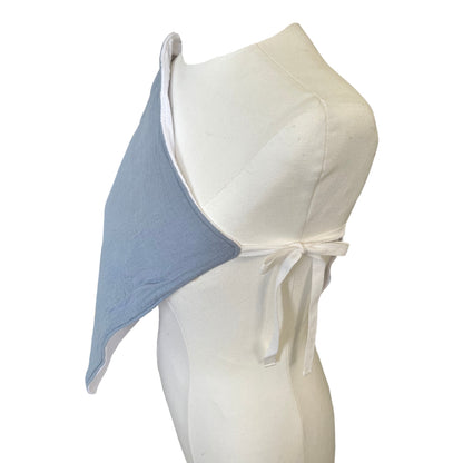 Tie Up Burp Cloth and Nursing Cover - Blue