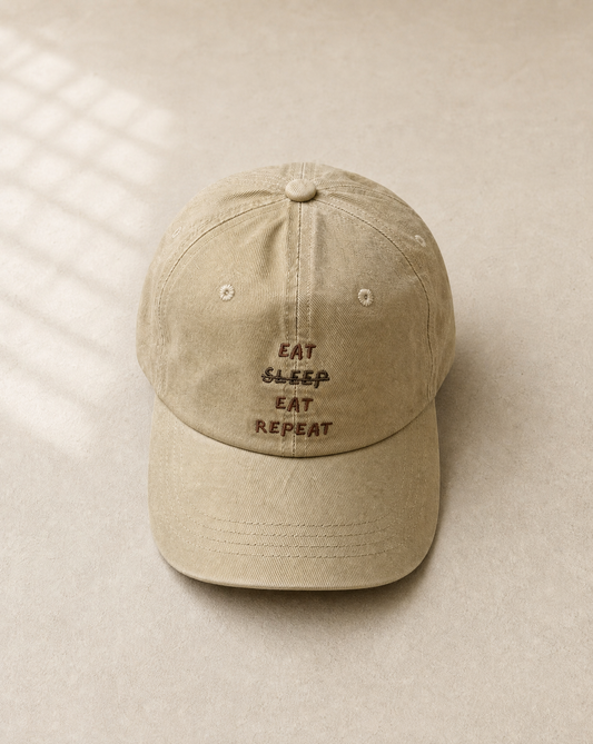 Eat Eat Repeat Beige | Adult