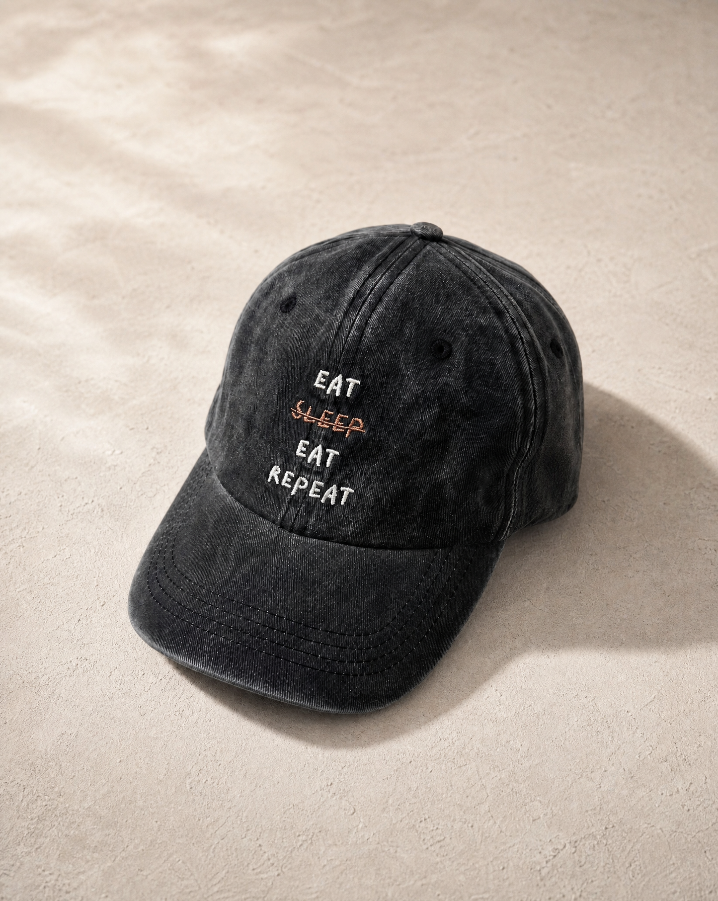 Eat Eat Repeat Black | Adult