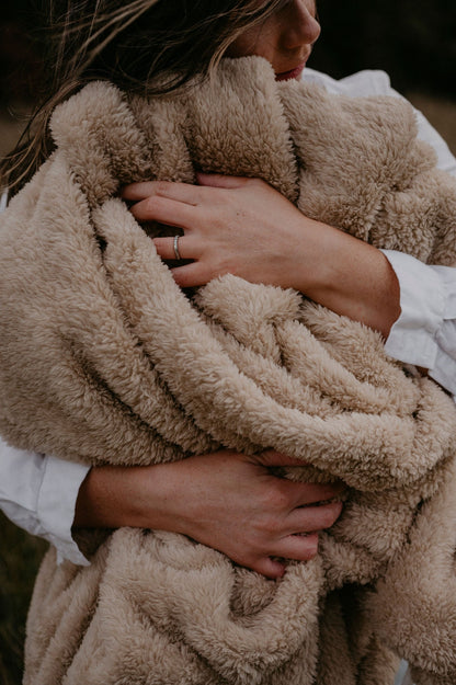 BHOOMI Blanket - Light Brown