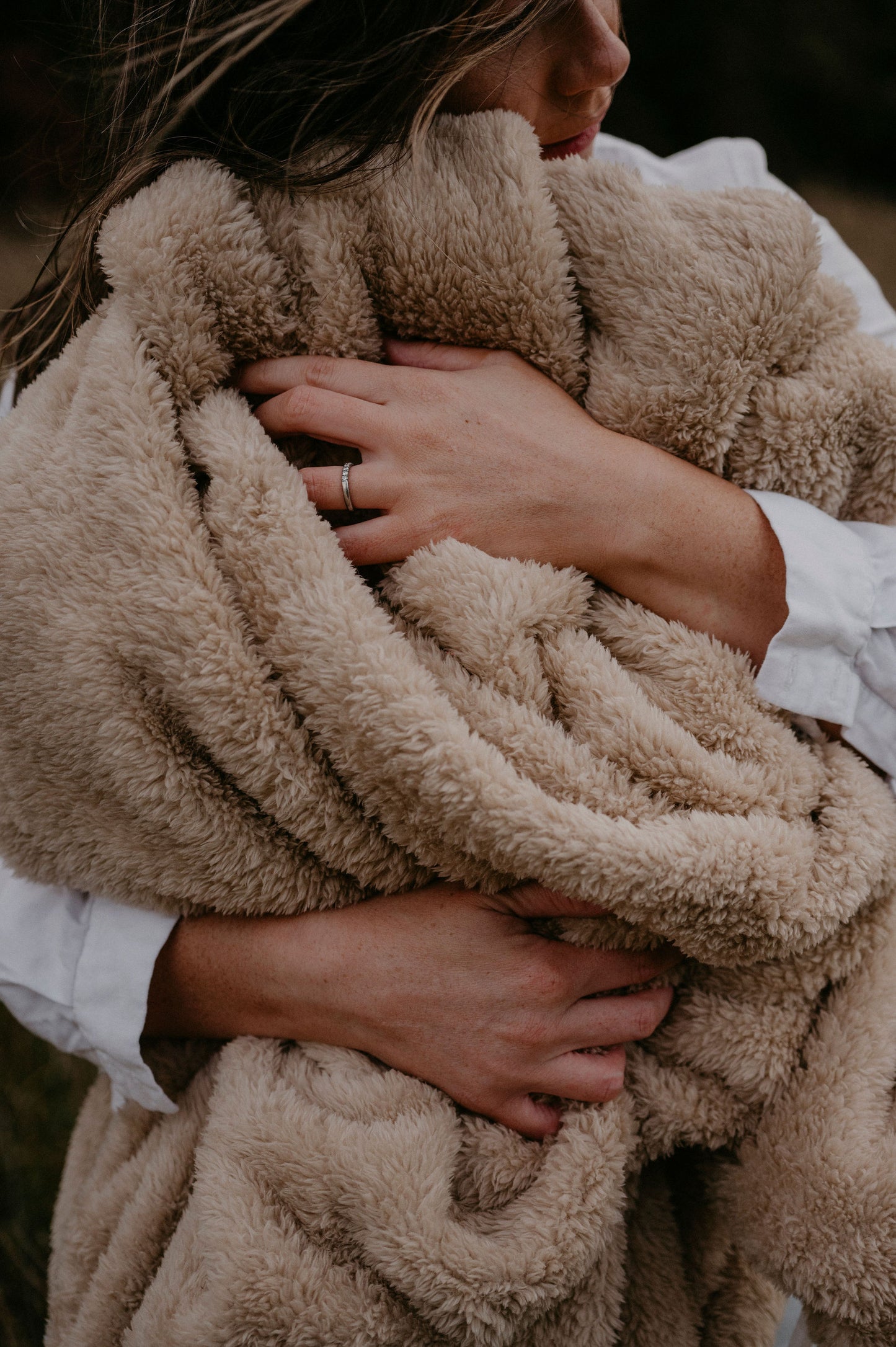 Brown Bundle - Breast Feeding Blanket and 2 x Burp Cloths