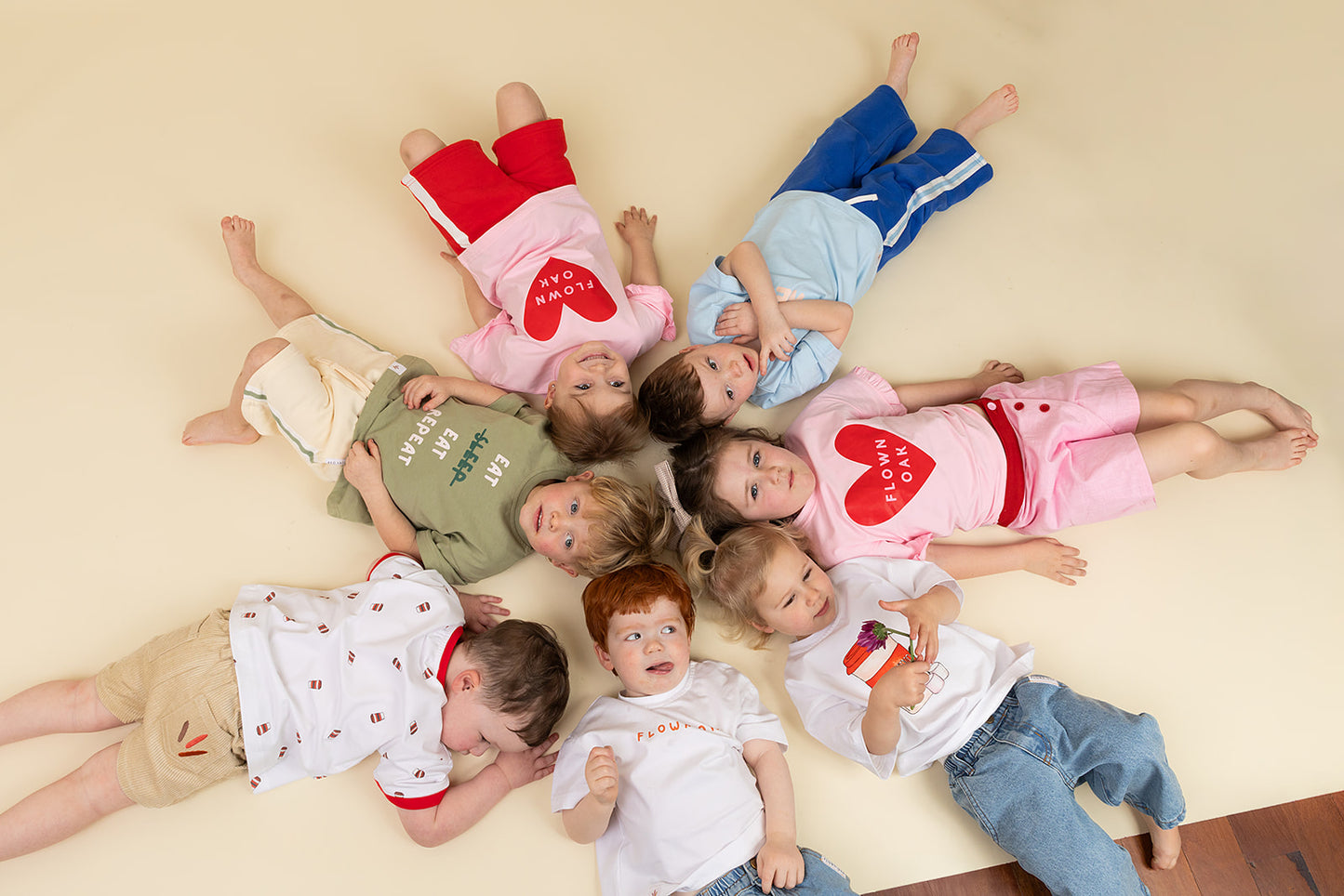 Tracksuit Shorts - Cream and Green