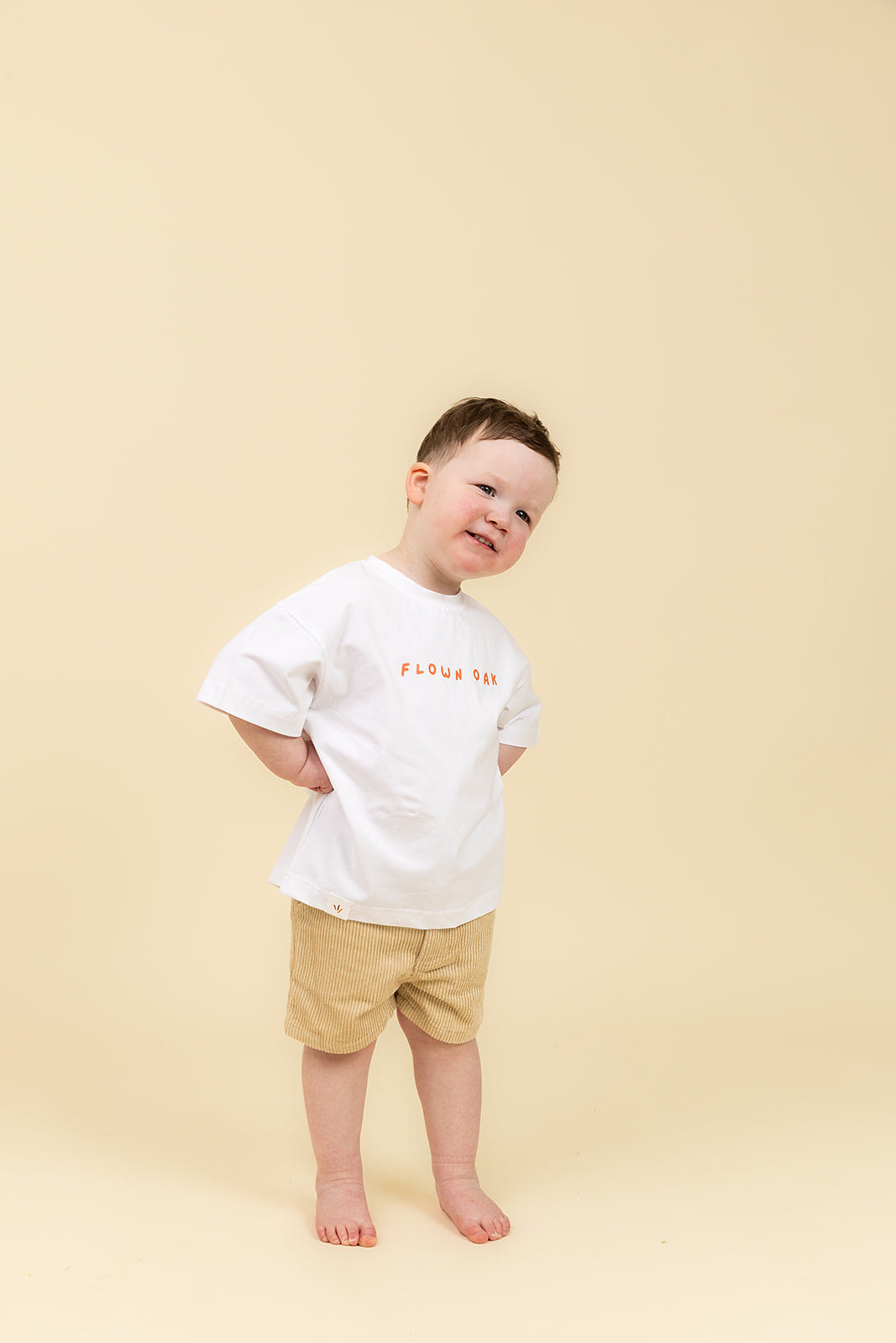 Corduroy Logo Shorts