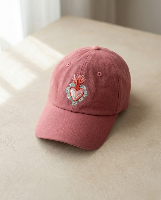 Flaming Heart Kids Cap