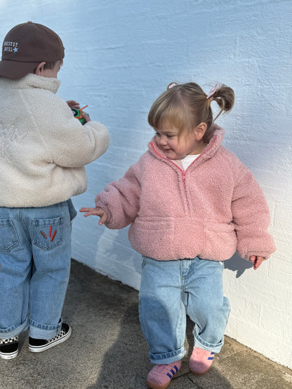 Canyon Puffer Jumper - Teddy Pink