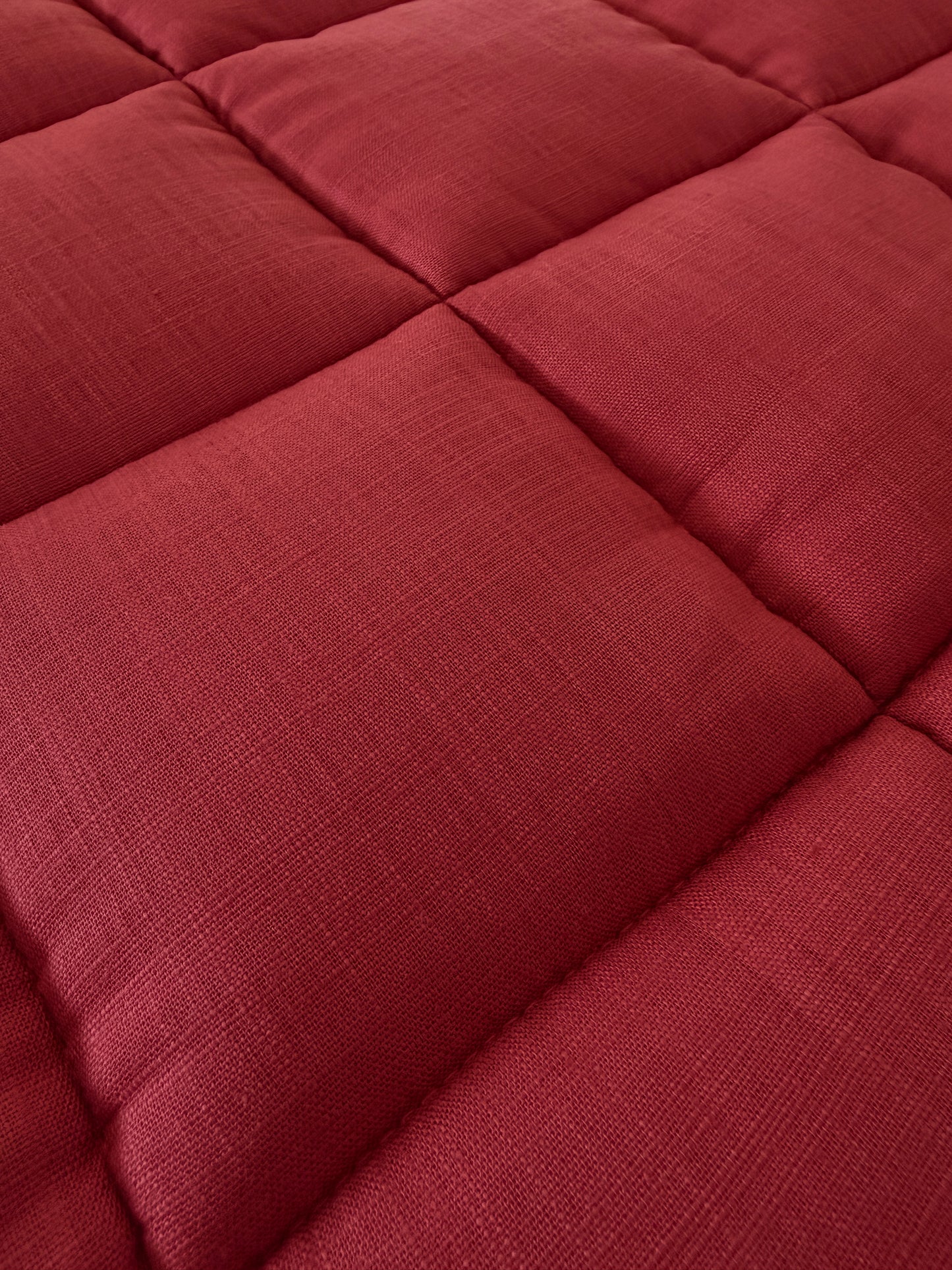 Cherry Embroidered Cot Quilt