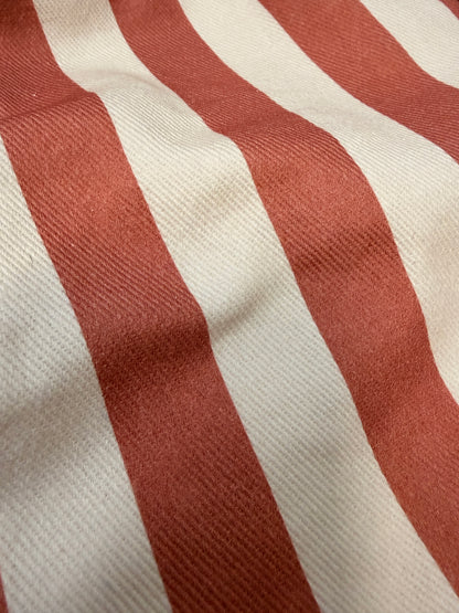 Saddle Stripe Pants - Rust