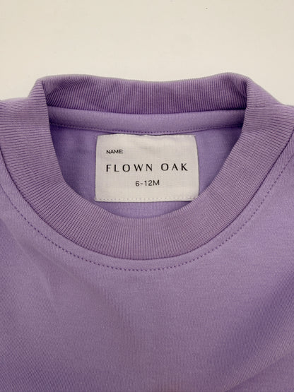 Eat Eat Repeat Oversized T-Shirt 2.0 - Purple