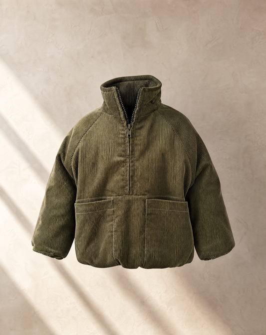 Canyon Puffer Jumper - Corduroy Forrest Green